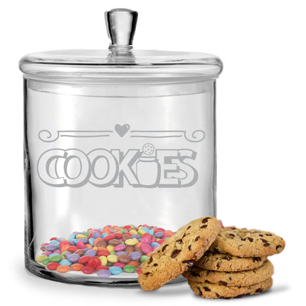 SEO. Leonardo Keksglas mit Gravur "Cookies" - Linkreich