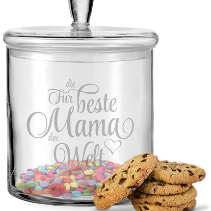 SEO. Leonardo Keksglas mit Gravur "Für die Beste Mama der Welt" - Linkreich