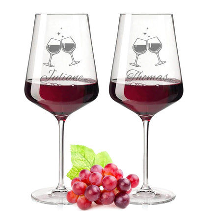 SEO. Leonardo Puccini Weingläser 750 ml im Prost Design mit Namen - Linkreich