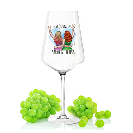 SEO. Leonardo Puccini Weinglas mit UV Druck - Beste Freundin Konfiguration - Puccini Set Linkreich