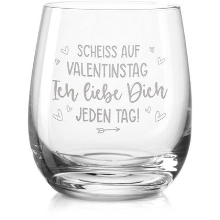 SEO. Leonardo Tivoli Teelicht mit Gravur - "Scheiss auf Valentinstag" - Linkreich