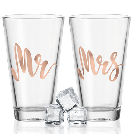SEO. Leonardo Wassergläser im Set mit UV - Druck "Mr. & Mrs." - Linkreich