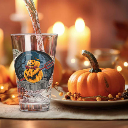 SEO. Leonardo Wasserglas mit UV - Druck "Pumpkin" für Halloween - Linkreich