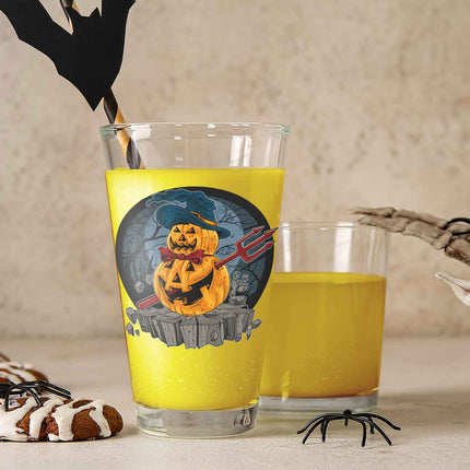 SEO. Leonardo Wasserglas mit UV - Druck "Pumpkin" für Halloween - Linkreich
