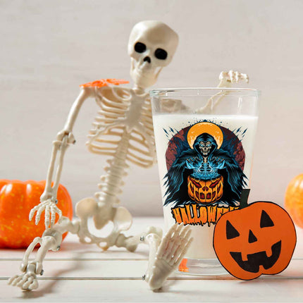 SEO. Leonardo Wasserglas mit UV - Druck "Reaper" für Halloween - Linkreich