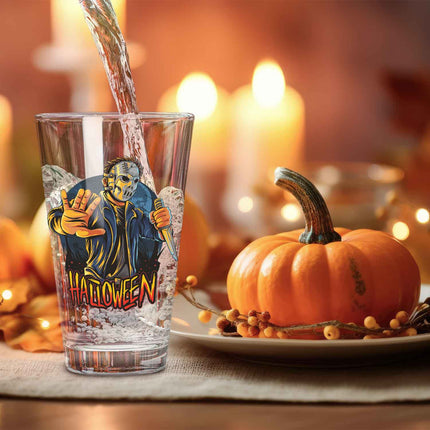 SEO. Leonardo Wasserglas mit UV - Druck "Slasher" für Halloween - Linkreich