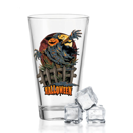 SEO. Leonardo Wasserglas mit UV - Druck "Vogelscheuche V2" für Halloween - Linkreich