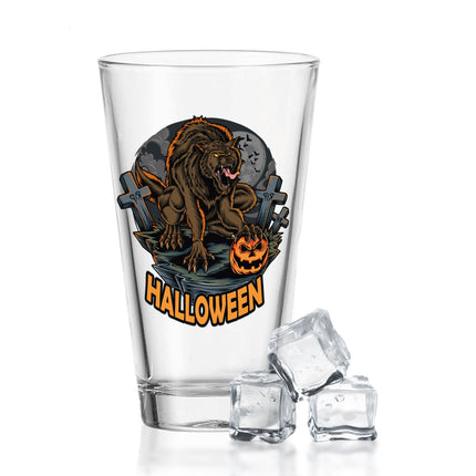 SEO. Leonardo Wasserglas mit UV - Druck "Werwolf" für Halloween - Linkreich