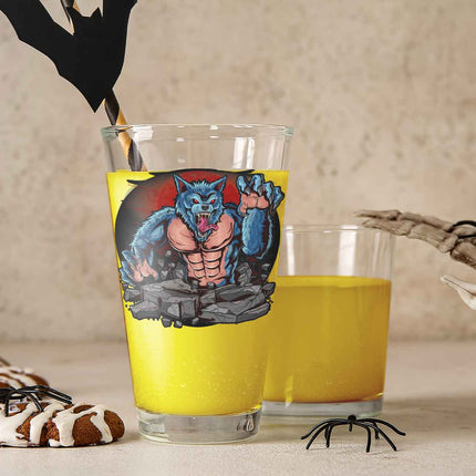SEO. Leonardo Wasserglas mit UV - Druck "Werwolf V2" für Halloween - Linkreich