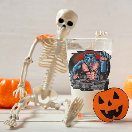 SEO. Leonardo Wasserglas mit UV - Druck "Werwolf V2" für Halloween - Linkreich