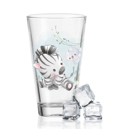 SEO. Leonardo Wasserglas mit UV - Druck "Zebra" - Für Kinder - Linkreich