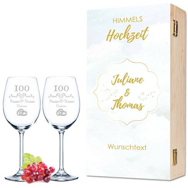 SEO. Leonardo Weingläser im "Himmelshochzeit - 100 Jahre" Design als Set - Daily Linkreich
