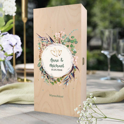 SEO. Leonardo Weingläser mit Gravur als Set - "Flower Wedding" - Daily Linkreich
