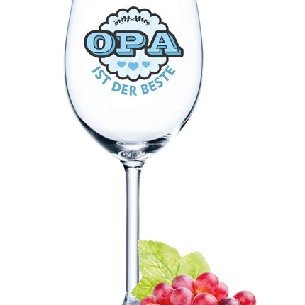 SEO. Leonardo Weingläser mit UV - Druck "Opa & Oma ist der/die Beste" im Set - Daily UV V2 Linkreich