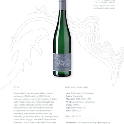 SEO. Leonardo Weinglas "Der beste Wein nur mit Freunden 2.0" inkl. bedruckter Holzkiste + Riesling Tandem - Linkreich