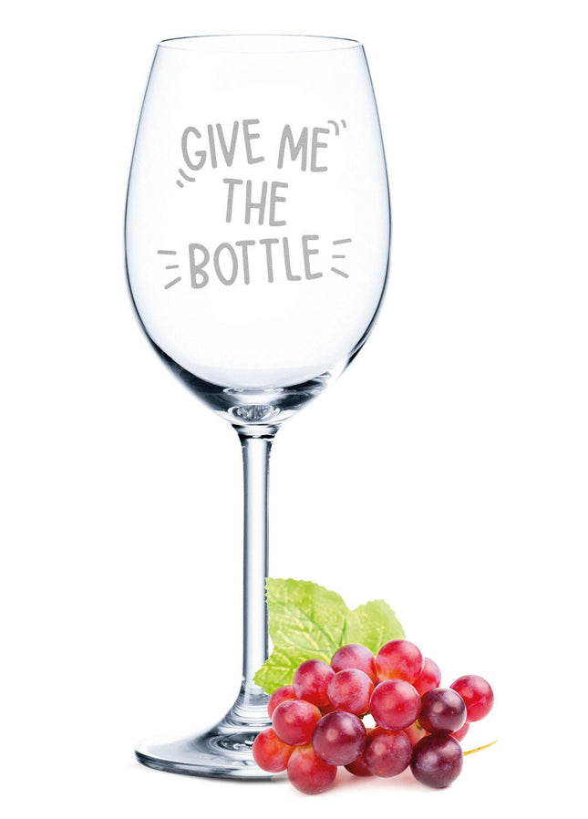 SEO. Leonardo Weinglas mit Gravur "Give me the Bottle" - Daily Linkreich