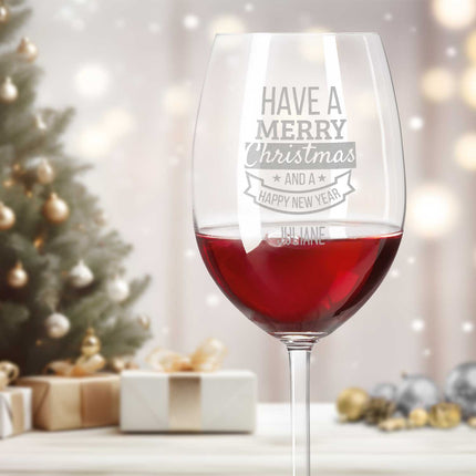 SEO. Leonardo Weinglas mit Gravur "Have a Merry Christmas" - Daily Linkreich