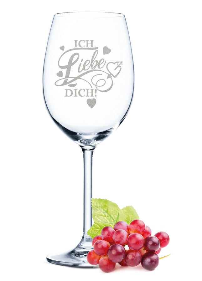 SEO. Leonardo Weinglas mit Gravur - "Ich Liebe Dich" - Daily Linkreich