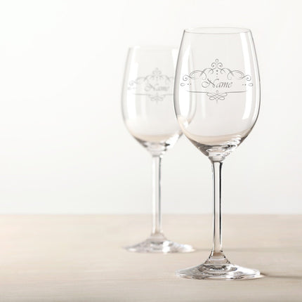 SEO. Leonardo Weinglas mit Gravur im "Weihnachtsstern" Design als Set inkl. Holzkiste - Linkreich