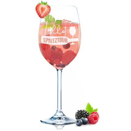 SEO. Leonardo Weinglas mit Gravur - "Lillet Spritztour" - Daily Linkreich