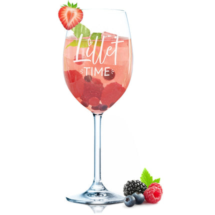 SEO. Leonardo Weinglas mit Gravur - "Lillet Time" - Daily Linkreich