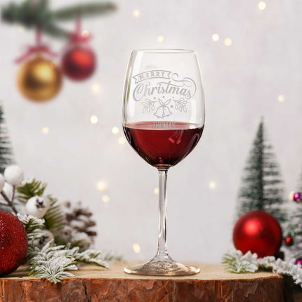 SEO. Leonardo Weinglas mit Gravur "Merry Christmas Bells" - Daily Linkreich