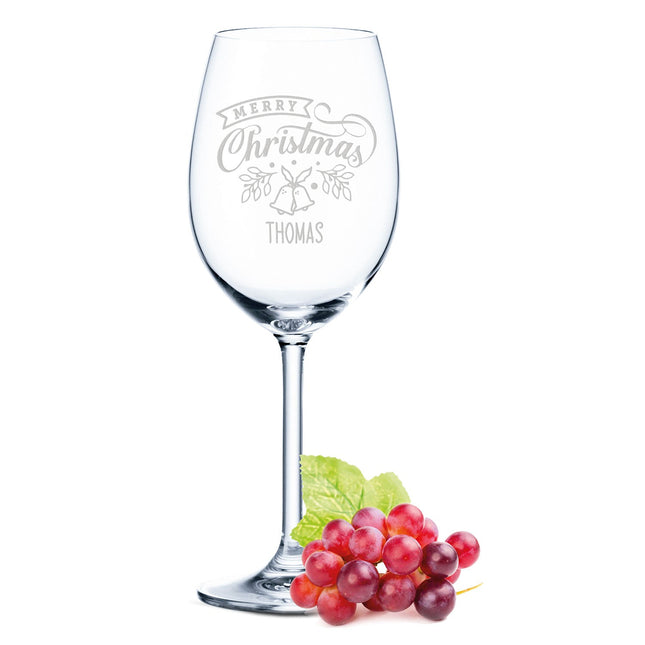 SEO. Leonardo Weinglas mit Gravur "Merry Christmas Bells" - Daily Linkreich