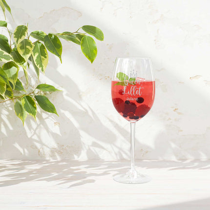 SEO. Leonardo Weinglas mit Gravur - "Queen Lillet" mit Wunschname - Daily Linkreich
