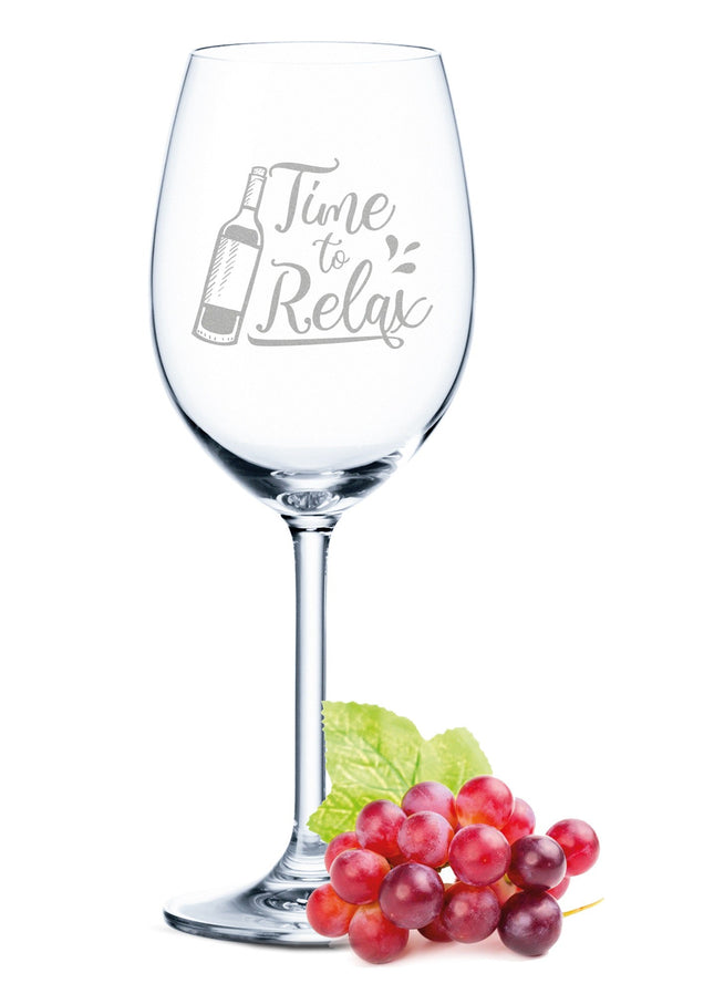SEO. Leonardo Weinglas mit Gravur "Time To Relax" - Linkreich