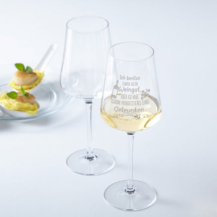 SEO. Leonardo Weinglas mit Gravur "Weingut" - Puccini Linkreich