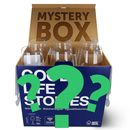 SEO. Leonardo Weinglas Mystery Box - 6 zufällig gravierte Gläser - Puccini Linkreich