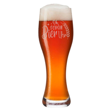 SEO. Leonardo Weizenglas "Oh schon Bier Uhr" - Linkreich