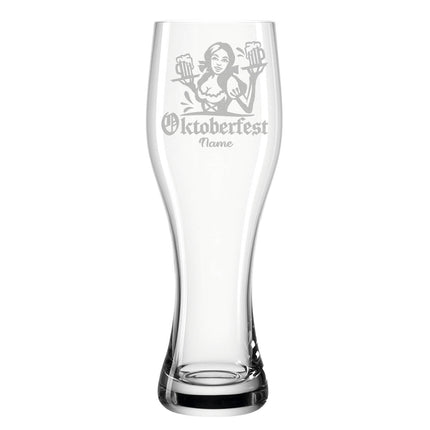 SEO. Leonardo Weizenglas "Oktoberfest Madl" mit Namen - kleine Kiste UV Linkreich