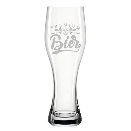 SEO. Leonardo Weizenglas "Premium Bier" - kleine Kiste UV Linkreich