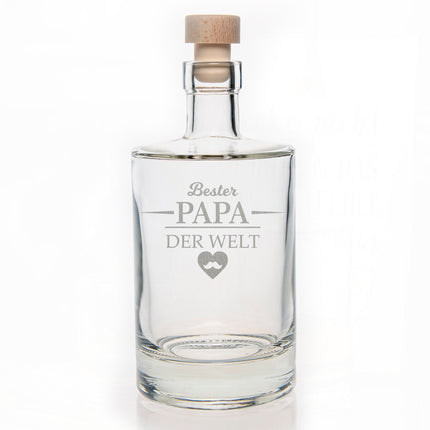 SEO. Leonardo Whiskygläser mit Gravur - "Bester Papa der Welt" im Set mit 0,5l Karaffe - Linkreich
