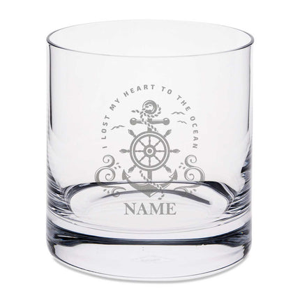 SEO. Leonardo Whiskygläser mit Gravur - "Heart to the ocean" im Set mit 0,5l Karaffe - Linkreich