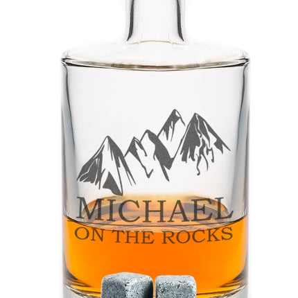 SEO. Leonardo Whiskygläser mit Gravur - "On the Rocks" im Set mit 0,5l Karaffe - Linkreich