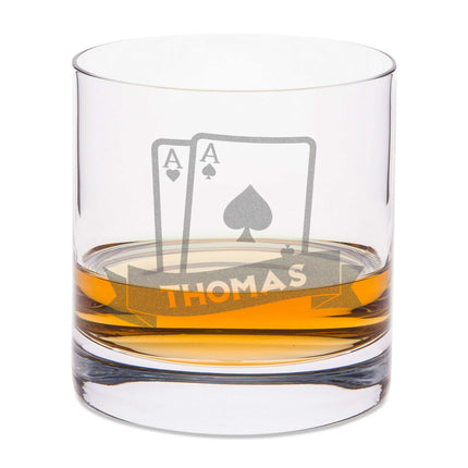 SEO. Leonardo Whiskyglas mit Gravur "Asse" - Linkreich