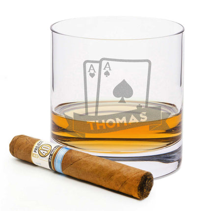 SEO. Leonardo Whiskyglas mit Gravur "Asse" - Linkreich