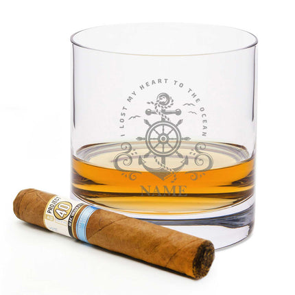 SEO. Leonardo Whiskyglas mit Gravur "Heart to the ocean" - Linkreich