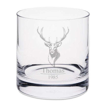 SEO. Leonardo Whiskyglas mit Gravur "Hirschkopf" - Linkreich