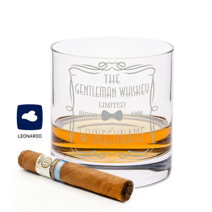 SEO. Leonardo Whiskyglas The Gentleman Whisky mit Gravur - Linkreich