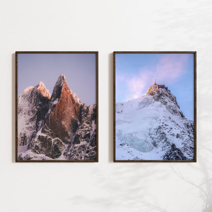 Les Drus & Aiguille du Midi Mountain Wall Art - Stunning Nature Photography Prints