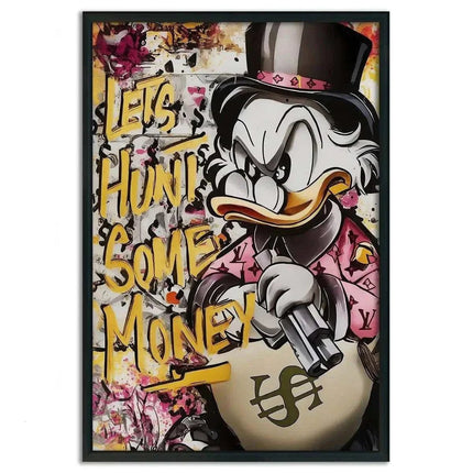 Let's Hunt Some Money - Leinwandbild Pop Art (Canvas) kaufen bei Linkreich – Jetzt entdecken!