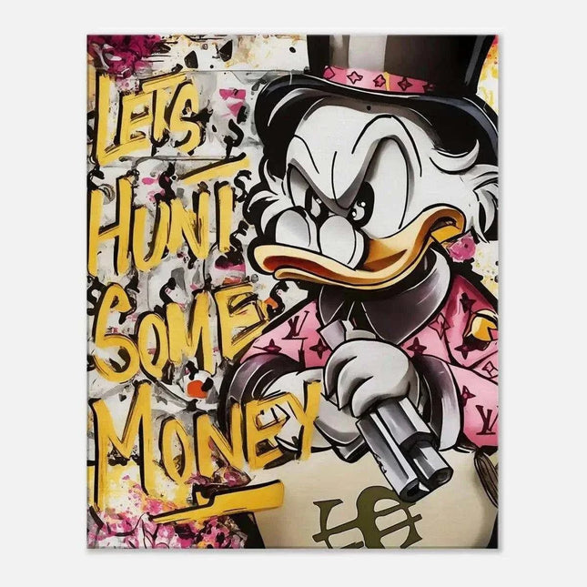 Let's Hunt Some Money - Leinwandbild Pop Art (Canvas) kaufen bei Linkreich – Jetzt entdecken!