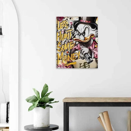 Let's Hunt Some Money - Leinwandbild Pop Art (Canvas) kaufen bei Linkreich – Jetzt entdecken!