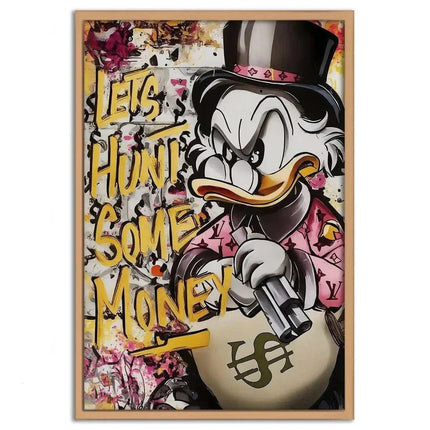 Let's Hunt Some Money - Leinwandbild Pop Art (Canvas) kaufen bei Linkreich – Jetzt entdecken!