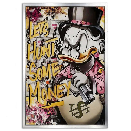 Let's Hunt Some Money - Leinwandbild Pop Art (Canvas) kaufen bei Linkreich – Jetzt entdecken!