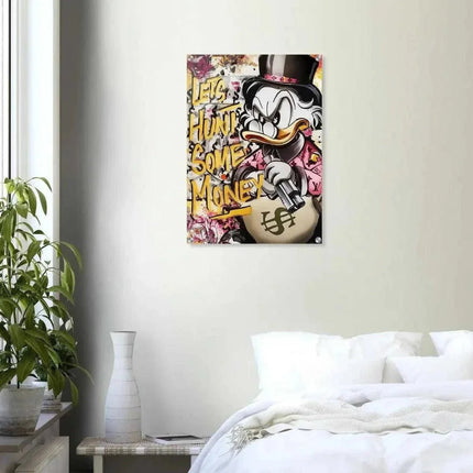 Let's Hunt Some Money - Leinwandbild Pop Art (Canvas) kaufen bei Linkreich – Jetzt entdecken!