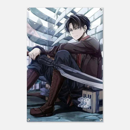 Levi chills - Attack on Titan - Anime Leinwandbild (Canvas) kaufen bei Linkreich – Jetzt entdecken!